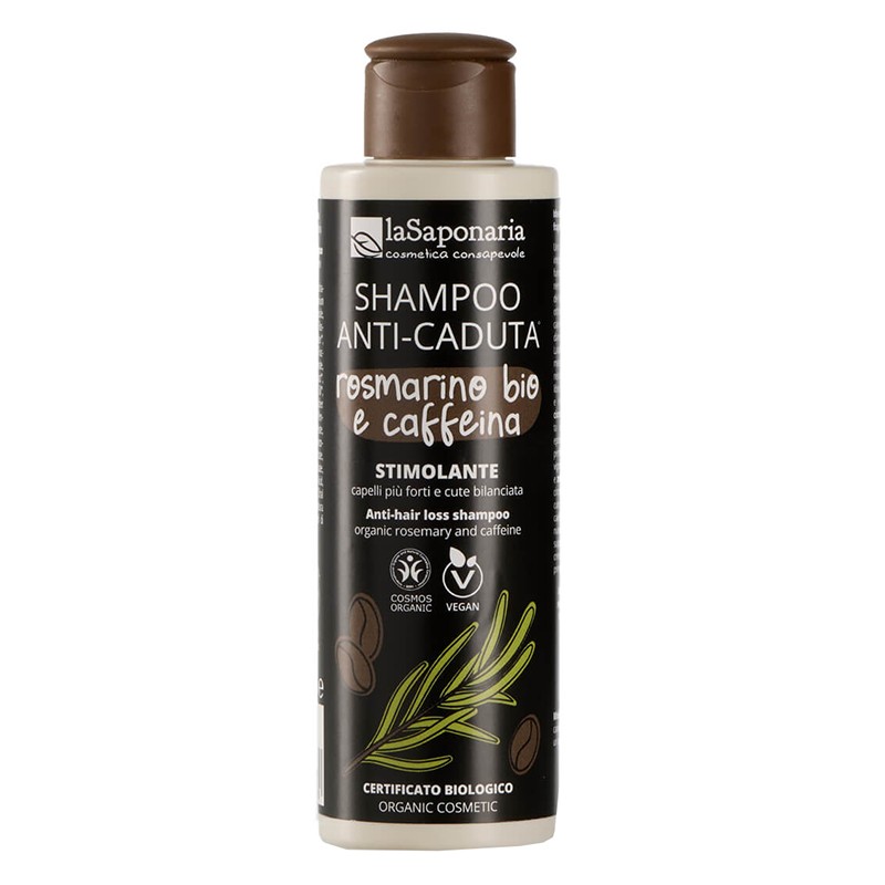 La Saponaria Shampoo Anticaduta Rosmarino Bio & Caffeina 150ml