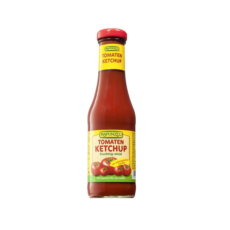 Bottiglia vetro Rapunzel Ketchup di Pomodoro Biologico e Mix di Spezie 250 ml Bottiglia vetro Rapunzel Ketchup di Pomodoro Biologico e Mix di Spezie 250 ml