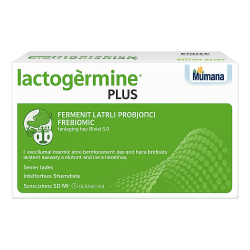 Scatola di Humana Lactogermine Plus Fermenti Lattici per Benessere Intestinale 10 Flaconcini Monodose Scatola di Humana Lactogermine Plus Fermenti Lattici per Benessere Intestinale 10 Flaconcini Monodose