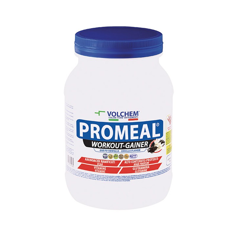 Promeal Workout-Gainer Integratore Proteico Vaniglia 1,4 Kg