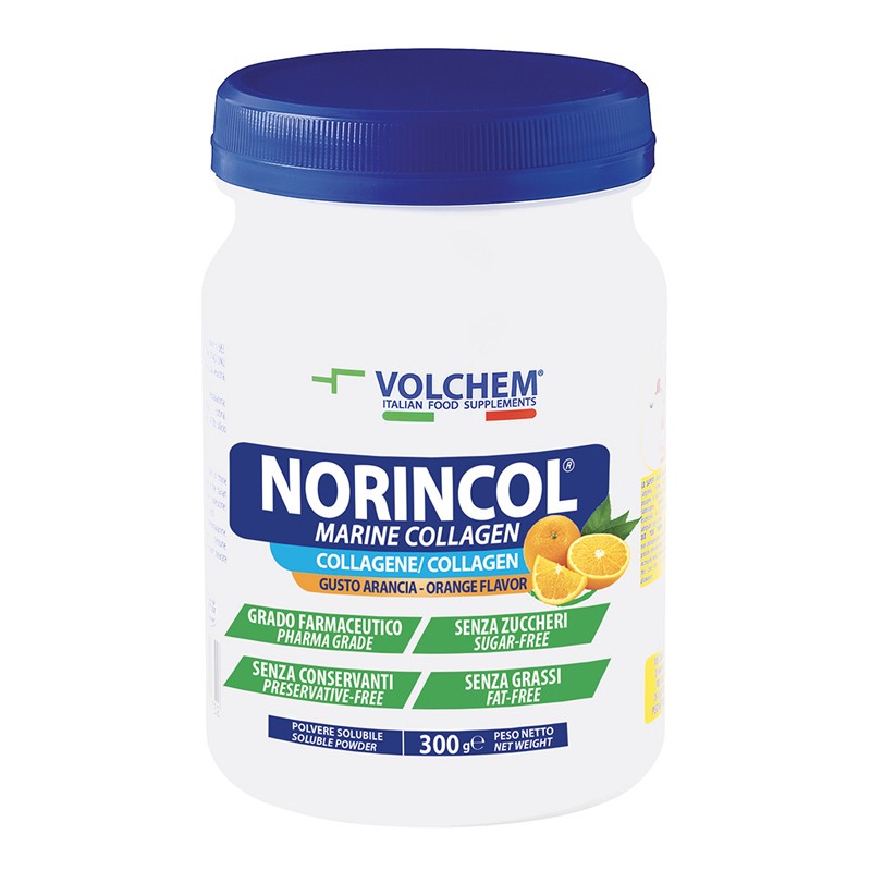 Norincol Marine Collagen Arancia - Collagene Marino 300 G