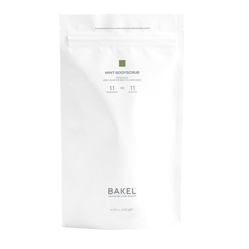 Bakel Mint Body Scrub - Scrub Corpo Anti-Età - 4 Bustine
