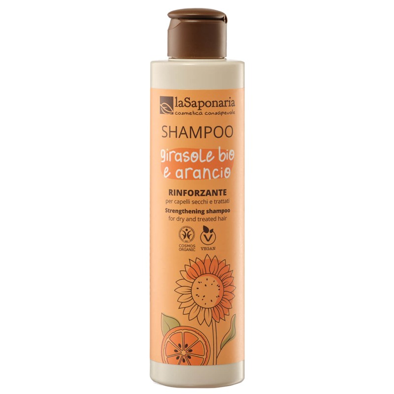 La Saponaria Shampoo Rinforzante Girasole Bio E Arancio 200ml La Saponaria Shampoo Rinforzante Girasole Bio E Arancio 200ml