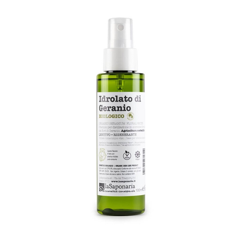 La Saponaria Idrolato Di Geranio Bio 100ml La Saponaria Idrolato Di Geranio Bio 100ml
