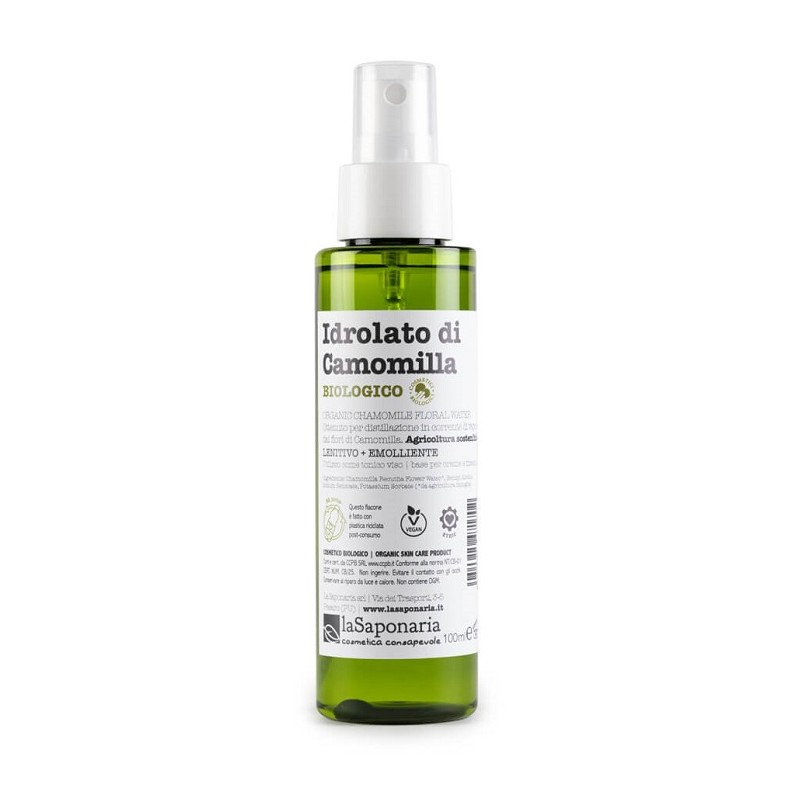 La Saponaria Idrolato Di Camomilla Bio Lenitivo e Decongestionante 100ml La Saponaria Idrolato Di Camomilla Bio Lenitivo e Decongestionante 100ml