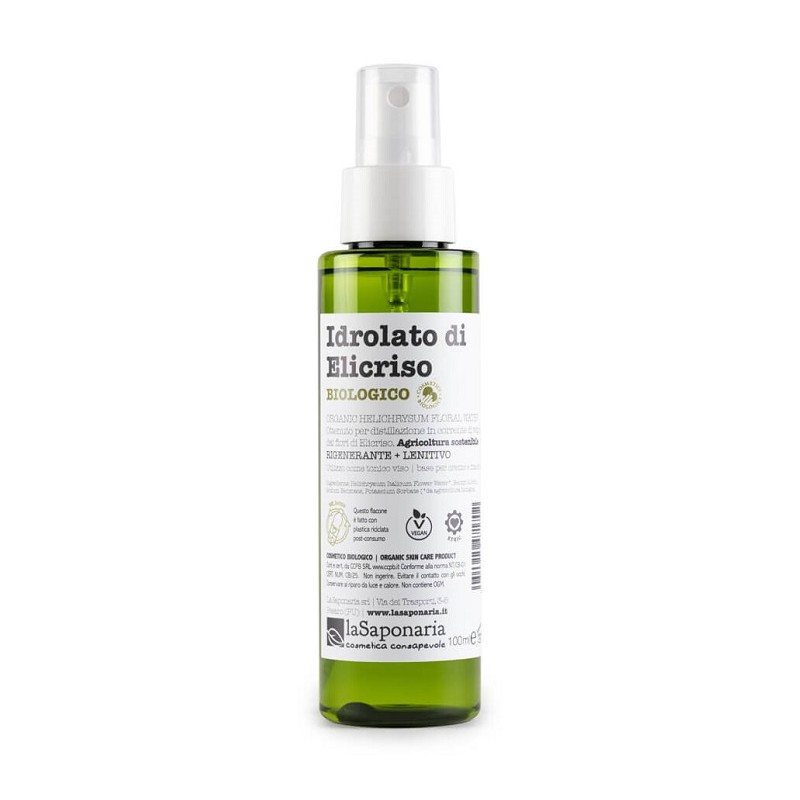 La Saponaria Idrolato Di Elicriso Bio per Pelli Sensibili Azione Lenitiva 100ml La Saponaria Idrolato Di Elicriso Bio per Pelli Sensibili Azione Lenitiva 100ml
