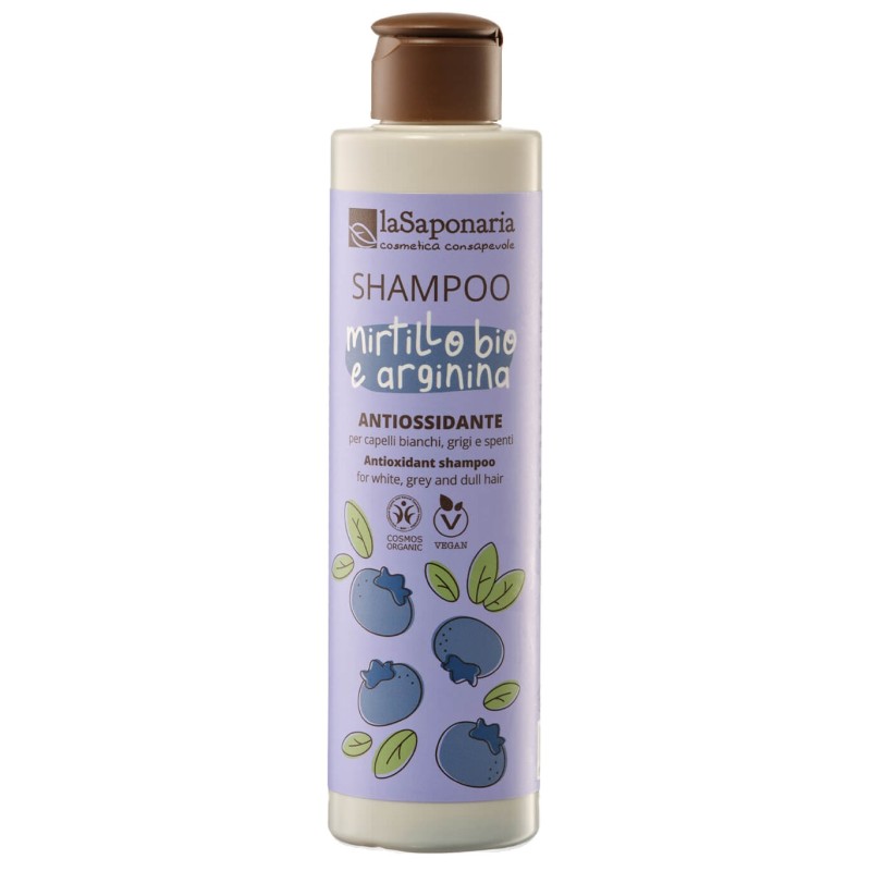 La Saponaria Shampoo Antiossidante Mirtillo Bio Arginina 200ml La Saponaria Shampoo Antiossidante Mirtillo Bio Arginina 200ml