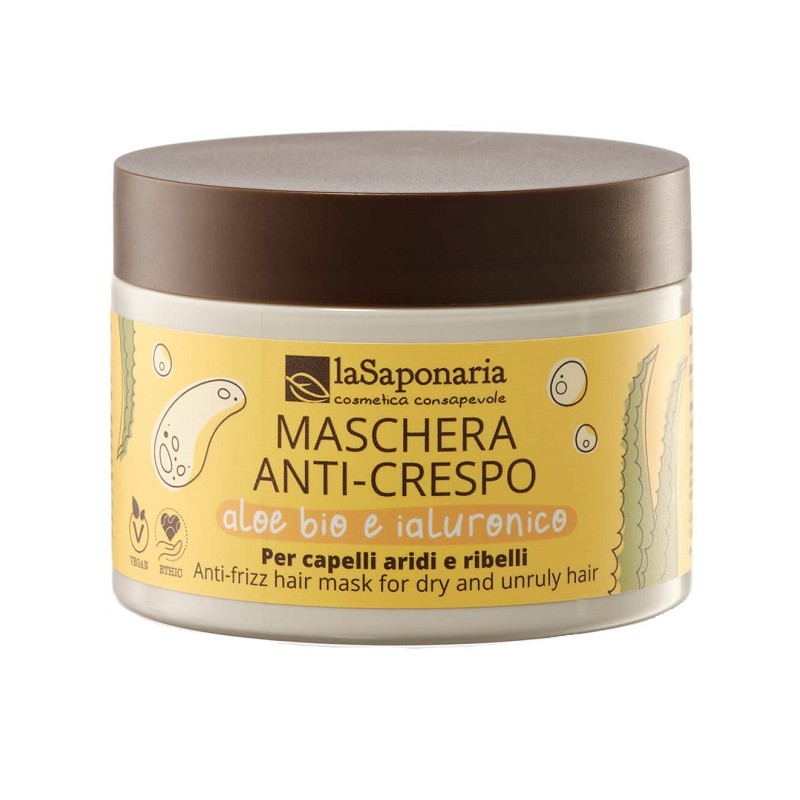 La Saponaria Maschera Anti Crespo Aloe Bio Ialuronico 200ml La Saponaria Maschera Anti Crespo Aloe Bio Ialuronico 200ml