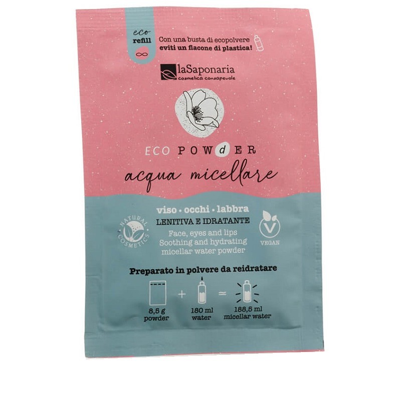La Saponaria Acqua Micellare In Polvere 8,5 G La Saponaria Acqua Micellare In Polvere 8,5 G