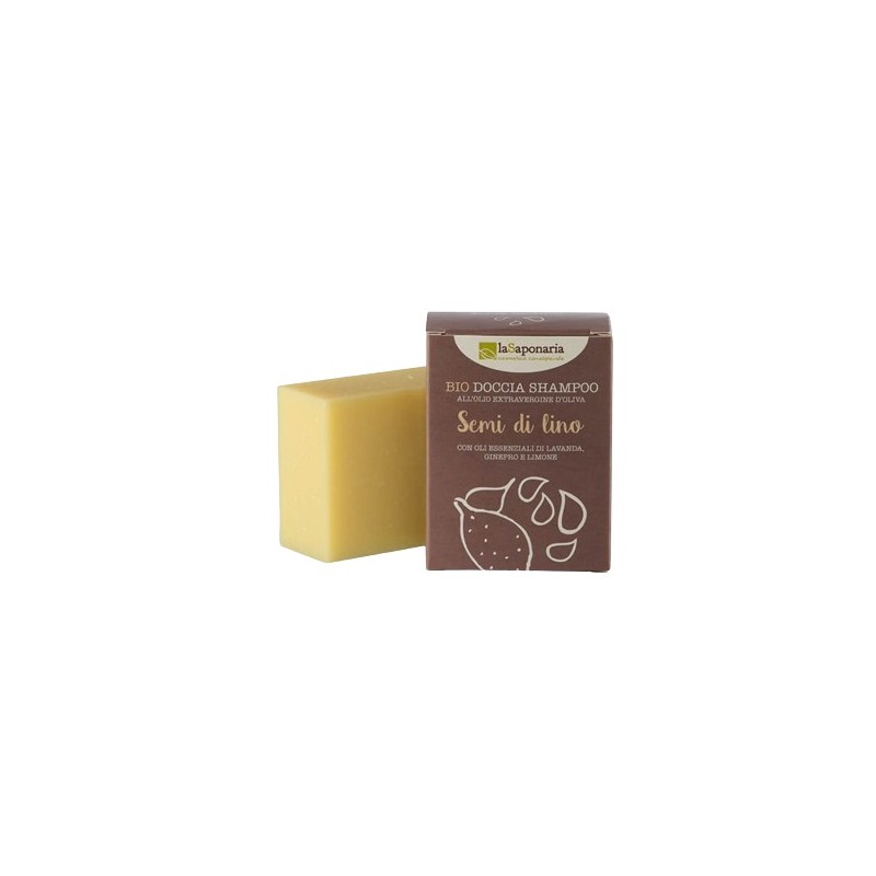La Saponaria Shampoo Solido Ai Semi Di Lino 100 G La Saponaria Shampoo Solido Ai Semi Di Lino 100 G