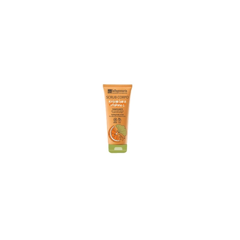 La Saponaria Scrub Corpo Tonificante Ginkgo Bio Vitamina C 200ml La Saponaria Scrub Corpo Tonificante Ginkgo Bio Vitamina C 200ml