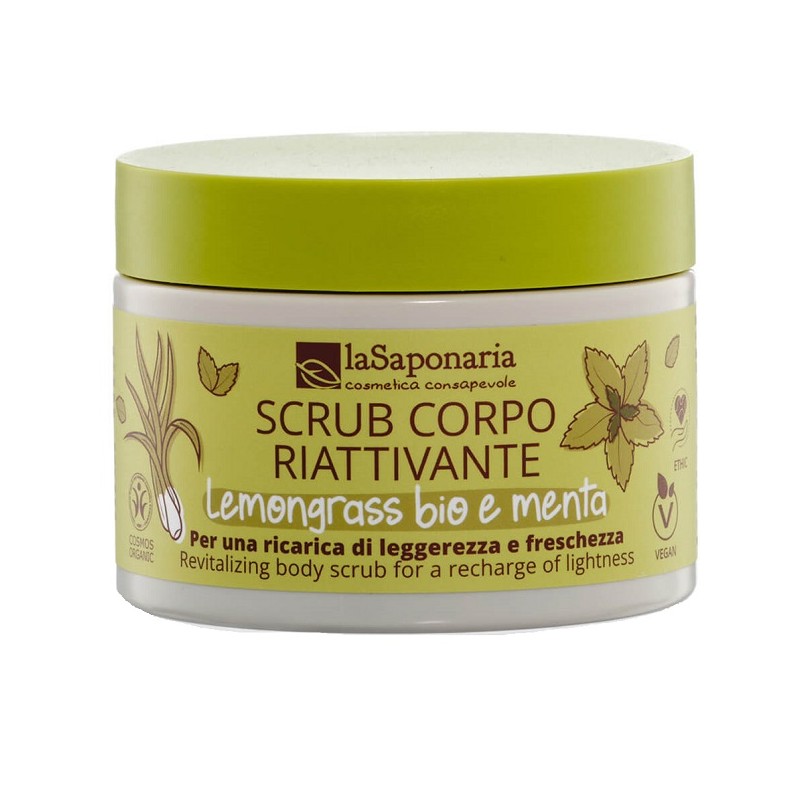 La Saponaria Scrub Lemongrass E Menta 250g La Saponaria Scrub Lemongrass E Menta 250g