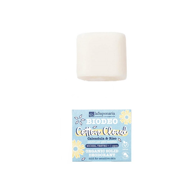 La Saponaria Biodeo Solido Cotton Cloud Neutro 42 G La Saponaria Biodeo Solido Cotton Cloud Neutro 42 G