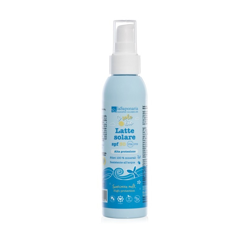 La Saponaria Latte Solare Spf30 Protezione Alta 125ml La Saponaria Latte Solare Spf30 Protezione Alta 125ml