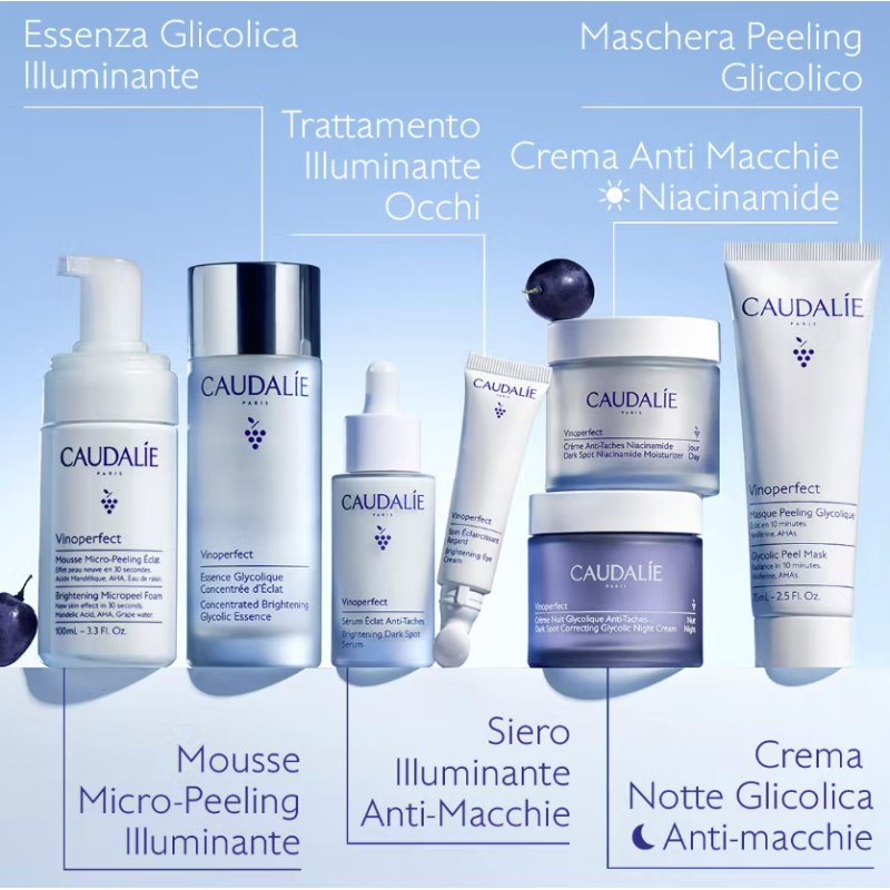 Vinoperfect Mousse Micro Peeling detergente esfoliante per luminosità viso 50 ml Vinoperfect Mousse Micro Peeling detergente esfoliante per luminosità viso 50 ml
