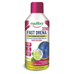 Bottiglia di Equilibra Fast Drena Zero Drenante Depurativo Gusto Lime 500ml Bottiglia di Equilibra Fast Drena Zero Drenante Depurativo Gusto Lime 500ml
