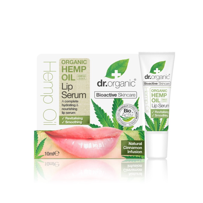 Dr Organic Hemp Oil Lip Serum Siero Labbra 10 ml Dr Organic Hemp Oil Lip Serum Siero Labbra 10 ml