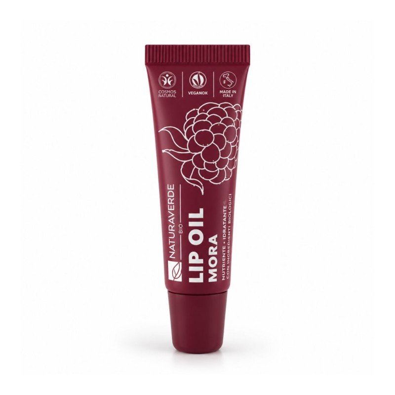 La Saponaria Lip Oil Colorato Rimpolpante e Nutriente Colore Mora 12ml La Saponaria Lip Oil Colorato Rimpolpante e Nutriente Colore Mora 12ml