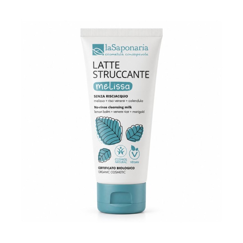 La Saponaria Melissa Latte Struccante Delicato Senza Risciacquo 100ml La Saponaria Melissa Latte Struccante Delicato Senza Risciacquo 100ml