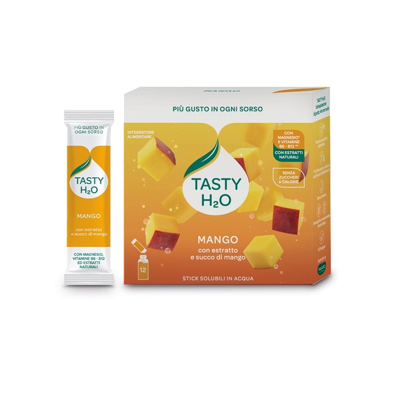 Tasty H2o Mango Stanchezza ed Elettroliti 12 Stick Tasty H2o Mango Stanchezza ed Elettroliti 12 Stick