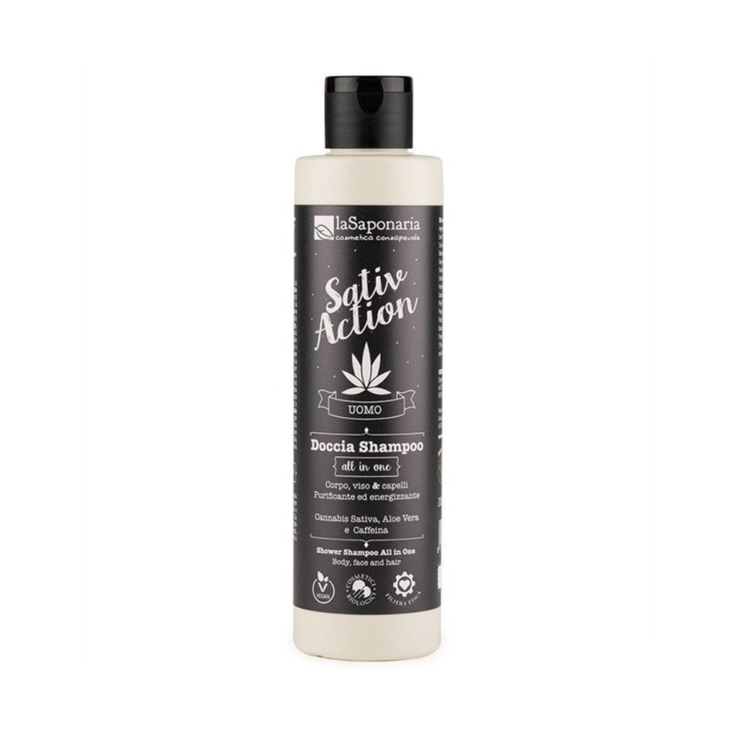 La SaponariaSativAction Doccia Shampoo All In One 200ml La SaponariaSativAction Doccia Shampoo All In One 200ml