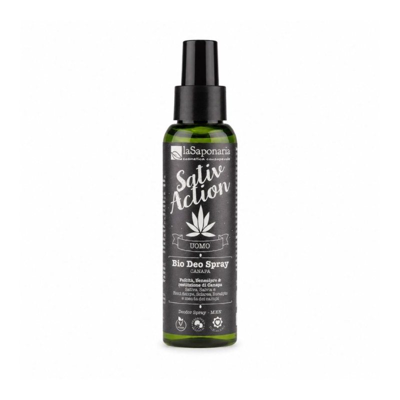 La Saponaria SativAction Biodeo Spray Canapa Deodorante 100ml La Saponaria SativAction Biodeo Spray Canapa Deodorante 100ml