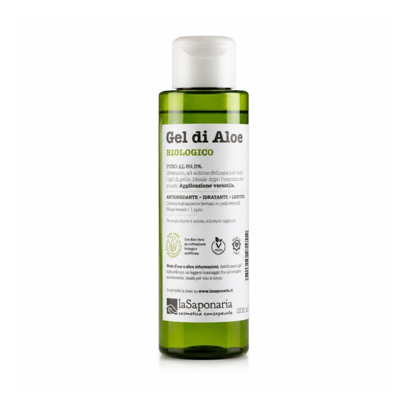 La Saponaria Gel Aloe Bio Viso e Corpo Lenitivo e Nutriente 150ml La Saponaria Gel Aloe Bio Viso e Corpo Lenitivo e Nutriente 150ml