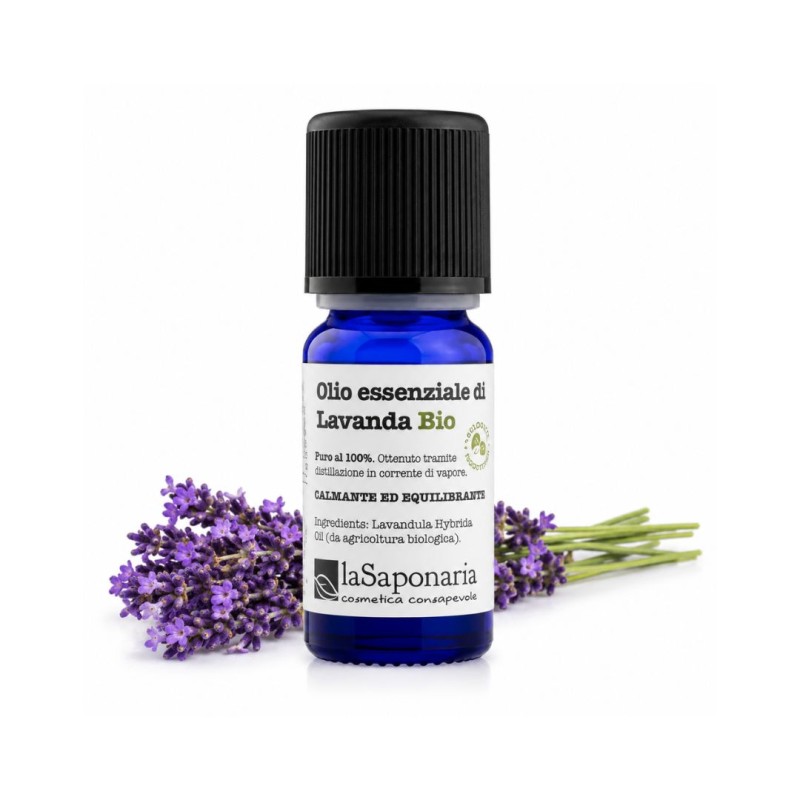 La Saponaria Olio Essenziale di Lavanda Biologico al 100% 10ml La Saponaria Olio Essenziale di Lavanda Biologico al 100% 10ml