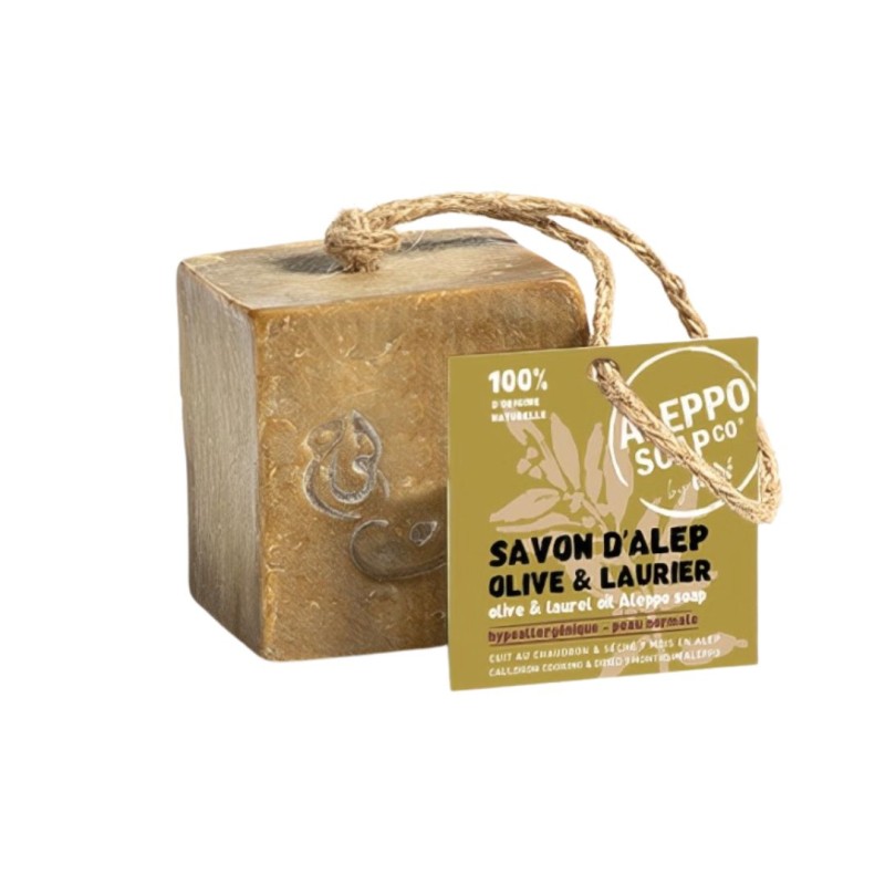 Formato di Tade Sapone d'Aleppo 5% con Corda Ipoallergenico Olio Alloro 200 g