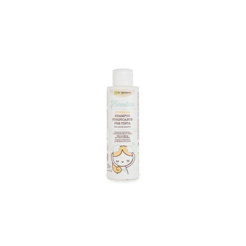 Formato di La Saponaria Hennetica Avatara Shampoo Purificante Pre Tinta alla Menta 150 ml