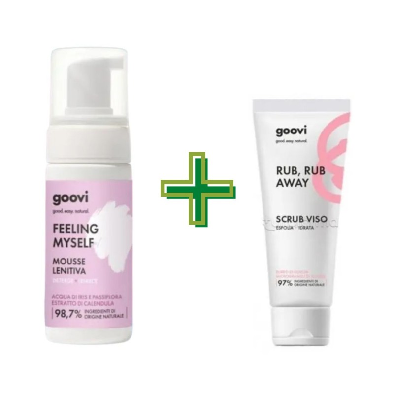 Prodotti di Goovi Cofanetto Detersione Natale 2026 Mousse 100 ml + Scrub Viso 75 ml + Pochette Omaggio Prodotti di Goovi Cofanetto Detersione Natale 2026 Mousse 100 ml + Scrub Viso 75 ml + Pochette Omaggio