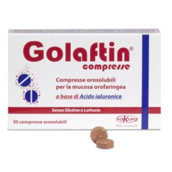 Formato di Golaftin Compresse per il Benessere della Mucosa Orofaringea 30 Compresse Formato di Golaftin Compresse per il Benessere della Mucosa Orofaringea 30 Compresse