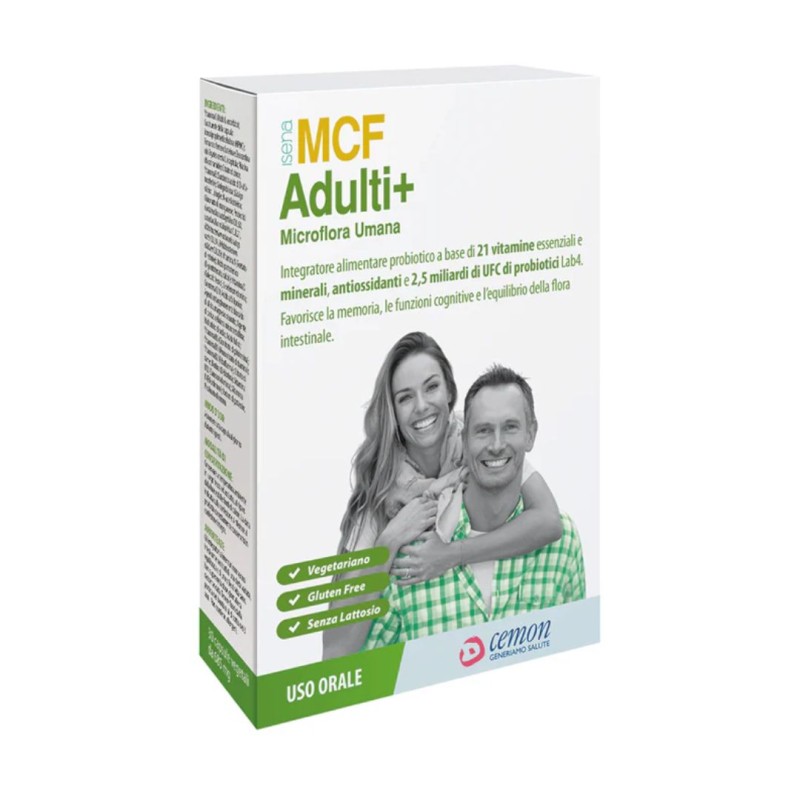 Formato di Cemon Mcf Adulti+ Integratore per Funzioni Cognitive e Benessere Intestinale 30 Capsule Vegetali Formato di Cemon Mcf Adulti+ Integratore per Funzioni Cognitive e Benessere Intestinale 30 Capsule Vegetali