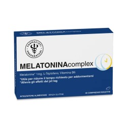 Formato di Lfp Melatonina Complex Integratore per Rilassamento e Sonno 40 Compresse