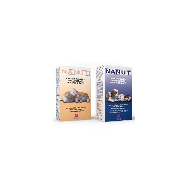 Nanut Polvere Latte Vitaminizzato Sostitutivo per Cuccioli Cani e Gatti 500 g Nanut Polvere Latte Vitaminizzato Sostitutivo per Cuccioli Cani e Gatti 500 g