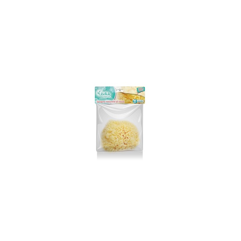 Libellule Spugna Naturale di Mare Ipoallergenica Igiene Viso e Corpo 12 cm Libellule Spugna Naturale di Mare Ipoallergenica Igiene Viso e Corpo 12 cm