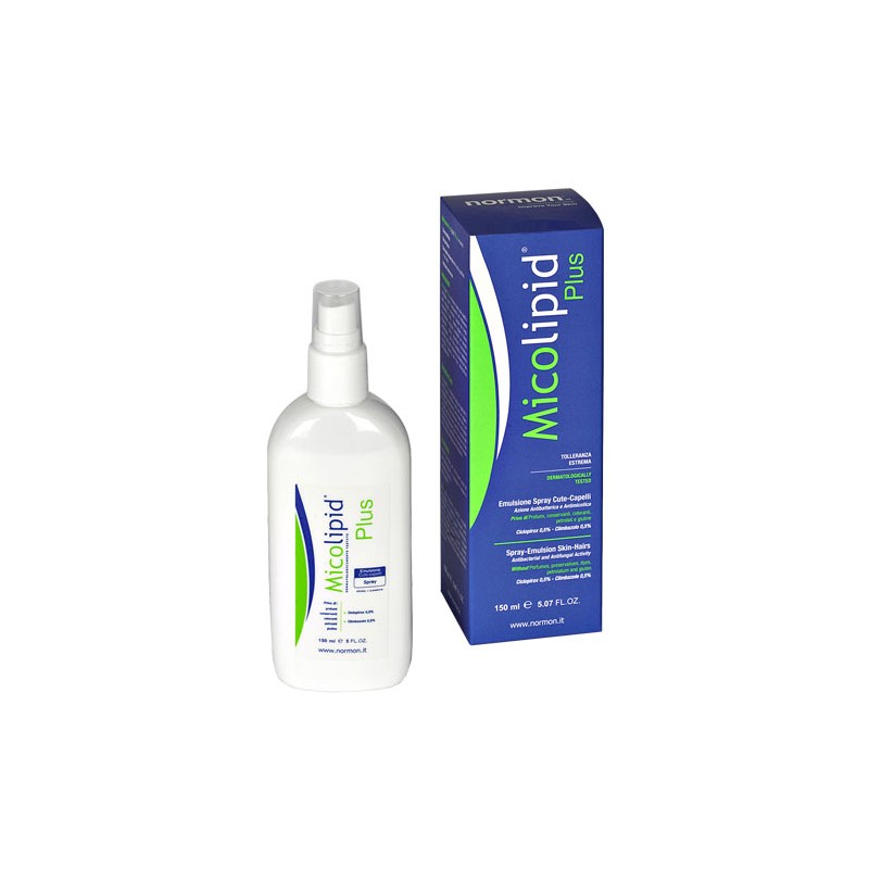 Micolipid Plus Emulsione Spray Antimicotica Cute e Capelli 150ml Micolipid Plus Emulsione Spray Antimicotica Cute e Capelli 150ml