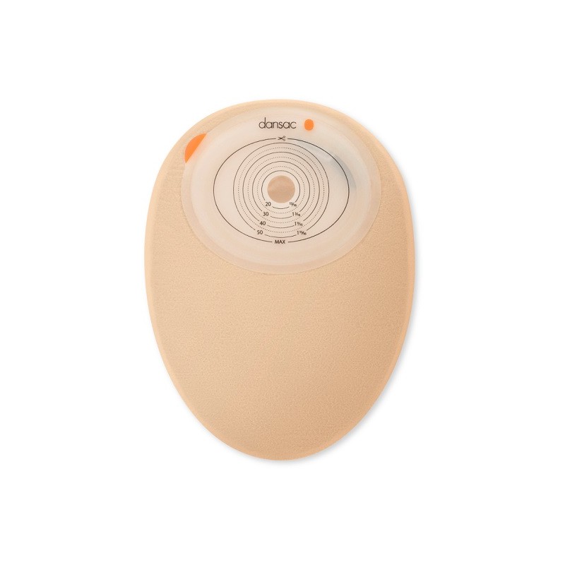 Dansac Novalife Tre 1 Sacca Chiusa Trasparente Maxi per Colostomia 620ml 30 Pezzi