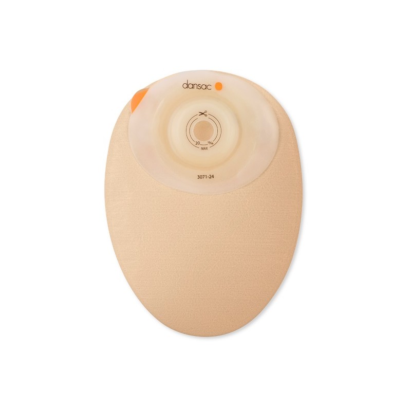 Dansac Novalife Tre 1 Sacca Chiusa Softconvex Midi per Colostomia 15-24mm 450ml 10 Pezzi
