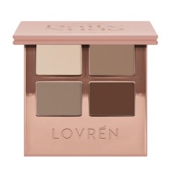 Formato di Lovren Daily Nude Palette dai Toni Caldi e Naturali 4 Colori 6,4 g Formato di Lovren Daily Nude Palette dai Toni Caldi e Naturali 4 Colori 6,4 g