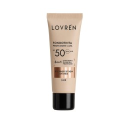 Formato di Lovren Fondotinta SPF 50 3 in 1 Tonalità Fair Illuminante Coprenza Modulabile 25 ml Formato di Lovren Fondotinta SPF 50 3 in 1 Tonalità Fair Illuminante Coprenza Modulabile 25 ml
