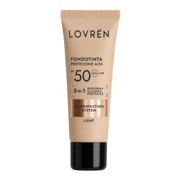 Formato di Lovren Fondotinta SPF 50 Tonalità Light Illuminante Coprenza Modulabile 25 ml Formato di Lovren Fondotinta SPF 50 Tonalità Light Illuminante Coprenza Modulabile 25 ml