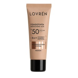Formato di Lovren Fondotinta SPF 50 Tonalità Medium Illuminante Coprenza Modulabile 25 ml Formato di Lovren Fondotinta SPF 50 Tonalità Medium Illuminante Coprenza Modulabile 25 ml