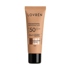 Formato di Lovren Fondotinta SPF 50 Tonalità Tan Illuminante Coprenza Modulabile 25 ml Formato di Lovren Fondotinta SPF 50 Tonalità Tan Illuminante Coprenza Modulabile 25 ml