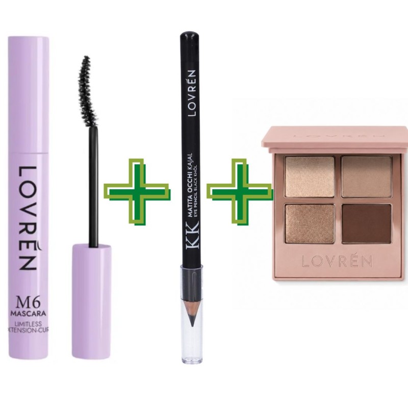Prodotti di Lovren Get Ready With Me Kit Natale 2026 Mascara + Matita + Palette + Pochette Omaggio Prodotti di Lovren Get Ready With Me Kit Natale 2026 Mascara + Matita + Palette + Pochette Omaggio