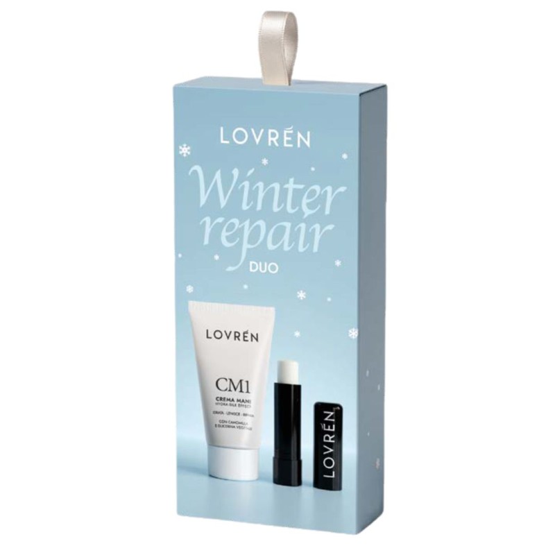 Lovren Winter Repair Duo Kit Natale 2026 Lip Balm Protettivo + Crema Mani Lovren Winter Repair Duo Kit Natale 2026 Lip Balm Protettivo + Crema Mani