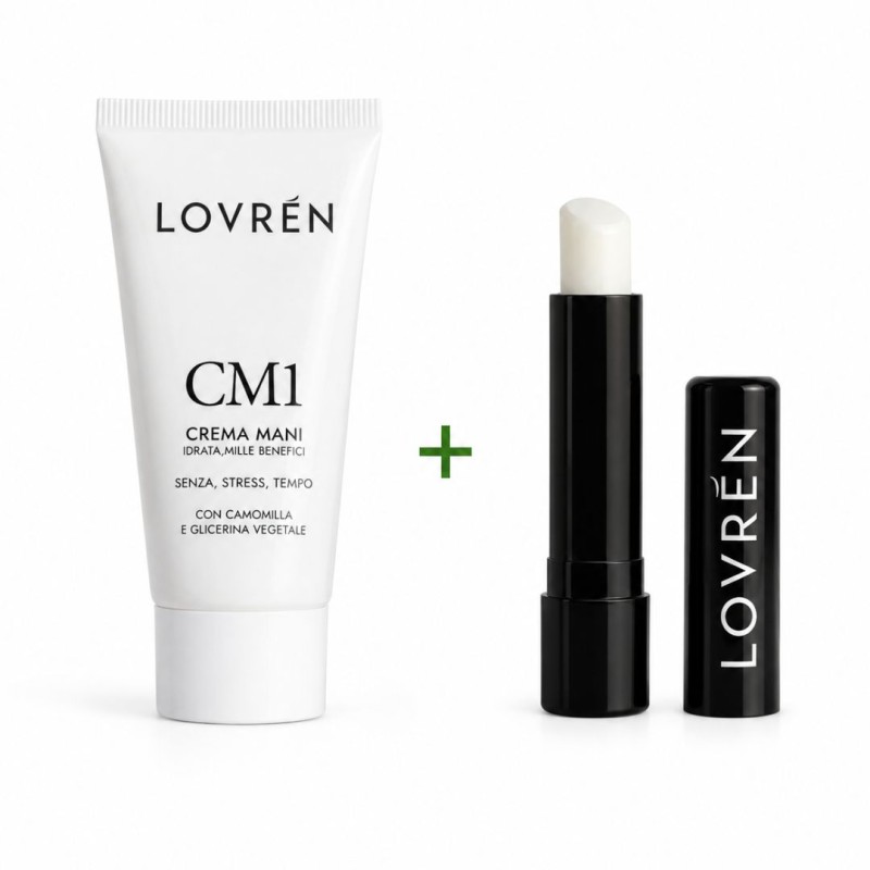 Formato di Lovren Winter Repair Duo Kit Natale 2026 Lip Balm Protettivo + Crema Mani Formato di Lovren Winter Repair Duo Kit Natale 2026 Lip Balm Protettivo + Crema Mani