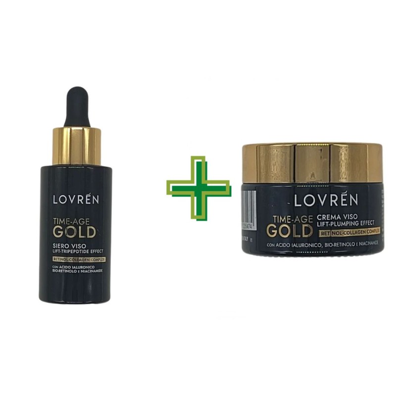Lovren Time Age Gold Duo Cofanetto Natale 2026 Siero Viso Time Age 30 ml + Crema Viso Time Age Lovren Time Age Gold Duo Cofanetto Natale 2026 Siero Viso Time Age 30 ml + Crema Viso Time Age