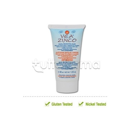 Vea Zinco Pasta Protettiva Con Vitamina E 40ml Vea Zinco Pasta Protettiva Con Vitamina E 40ml