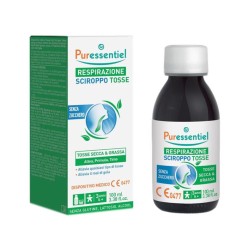 Formato di Puressential Sciroppo per la Tosse Senza Zucchero per Tosse Secca e Grassa 100 ml
